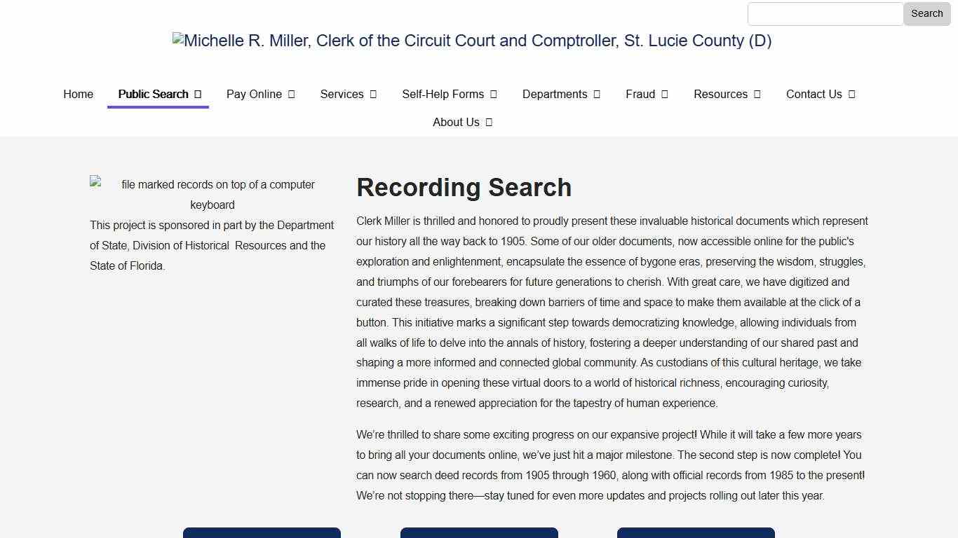 Official Records Search